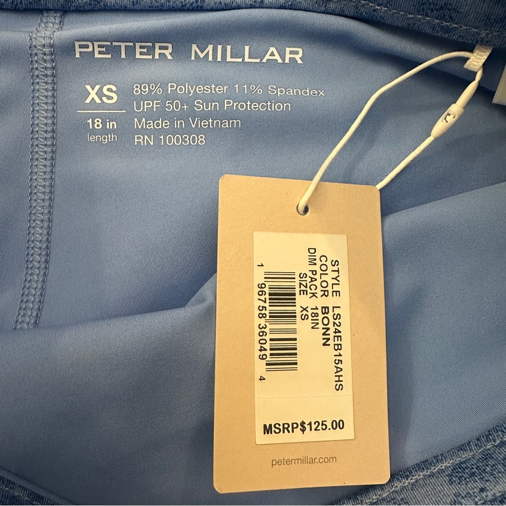 Peter Millar Skirt Sport Active Tennis Golf Skort Women’s Size XS Blue - Picture 2 of 6